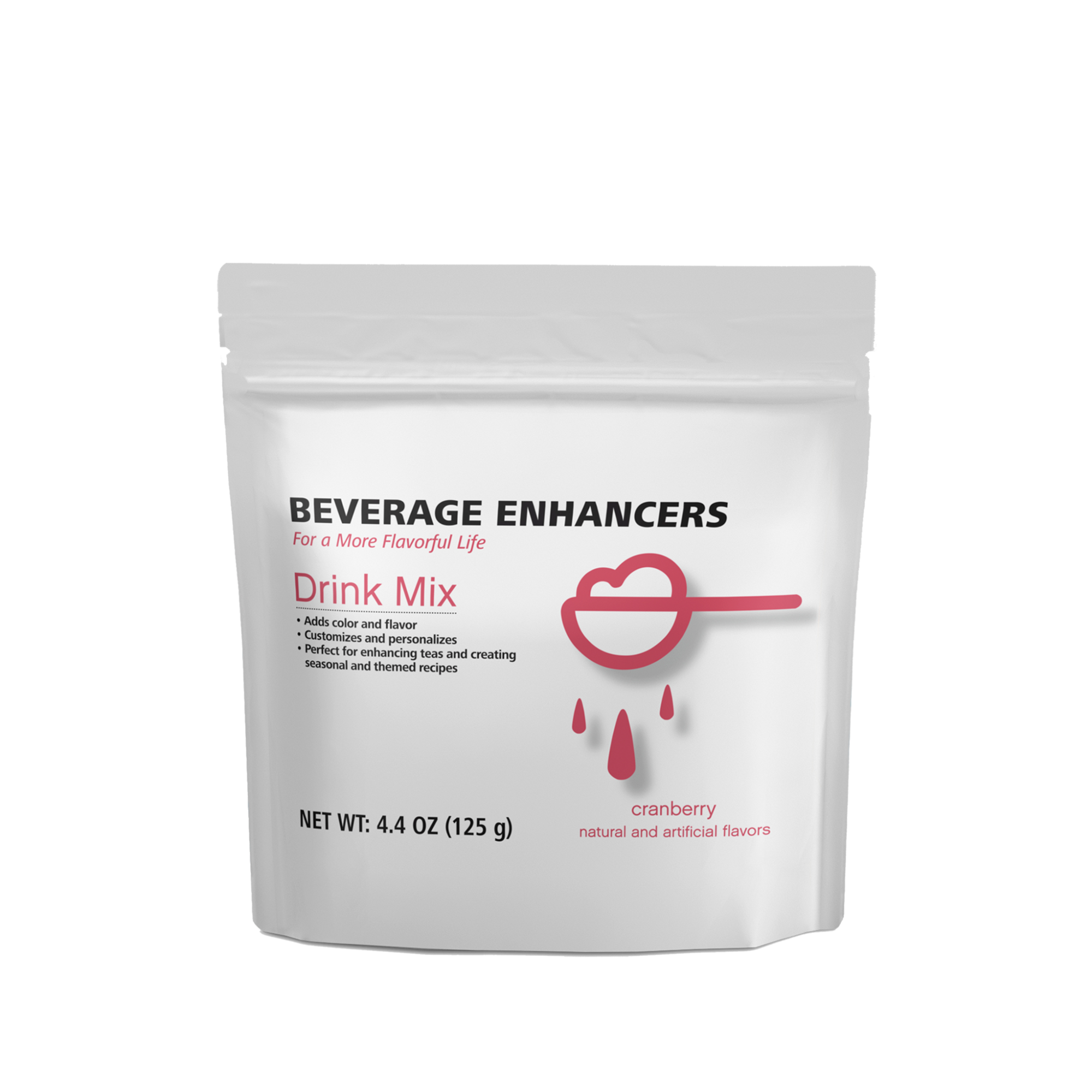 Beverage Enhancers Drink Mix - Cranberry, 4.4 oz