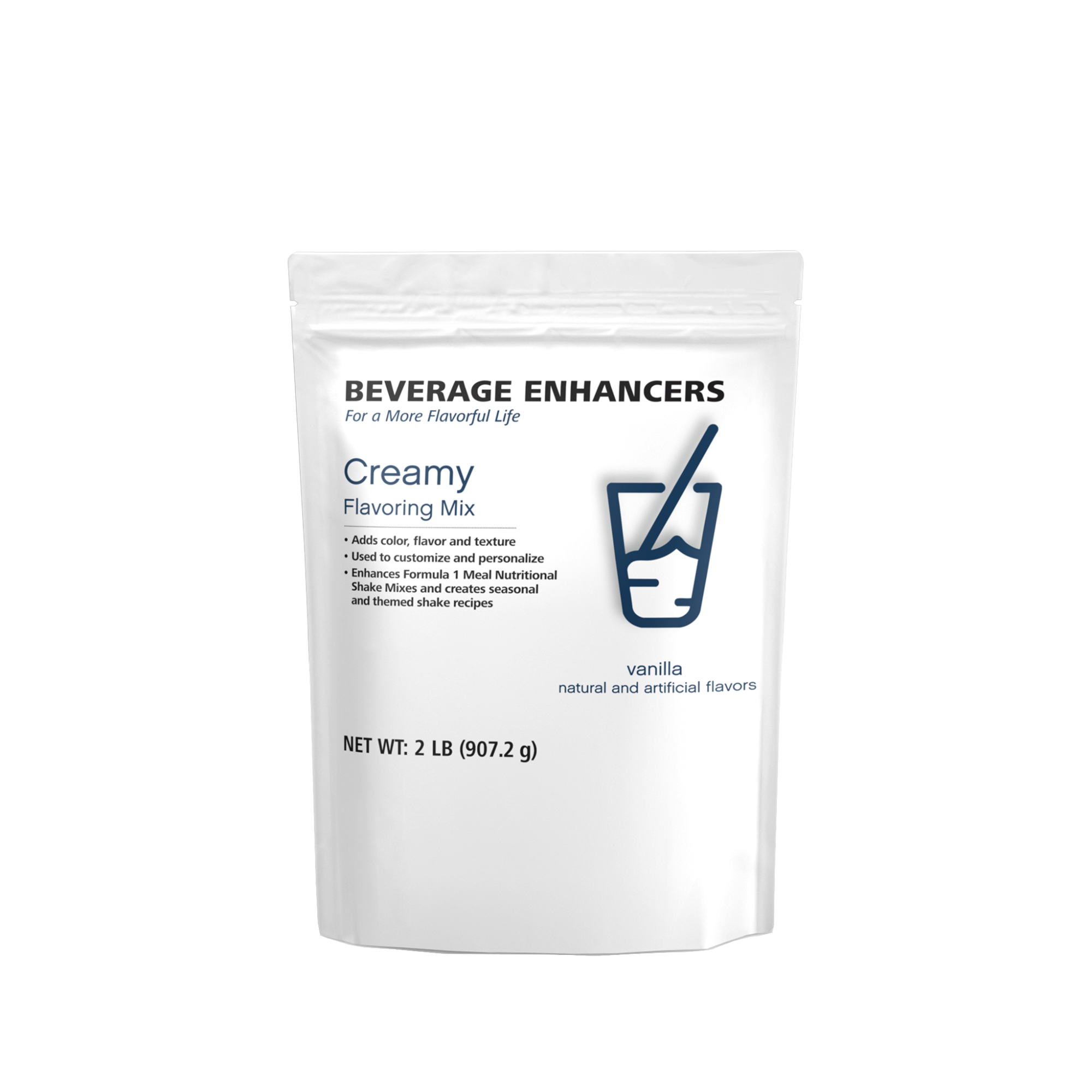 Beverage Enhancers Creamy Flavoring Mix - Vanilla, 2 lb